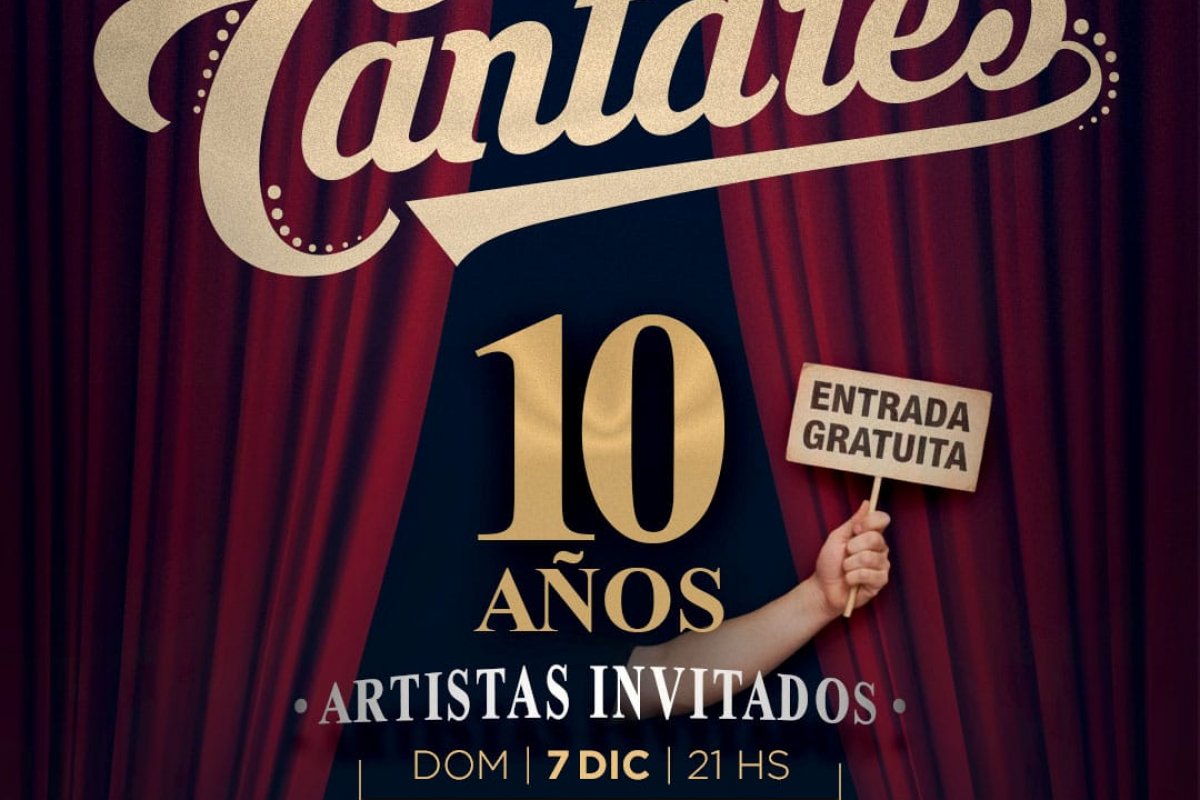 Imagen de CANTARES cumple 10 años y lo celebra con un show solidario
