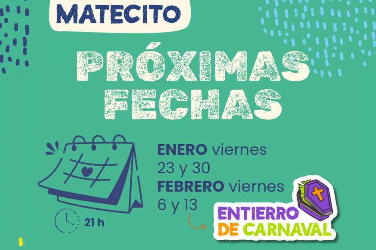 Imagen de Comenzaron los Corsos Populares Matecito y continúa durante los días viernes de enero y febrero