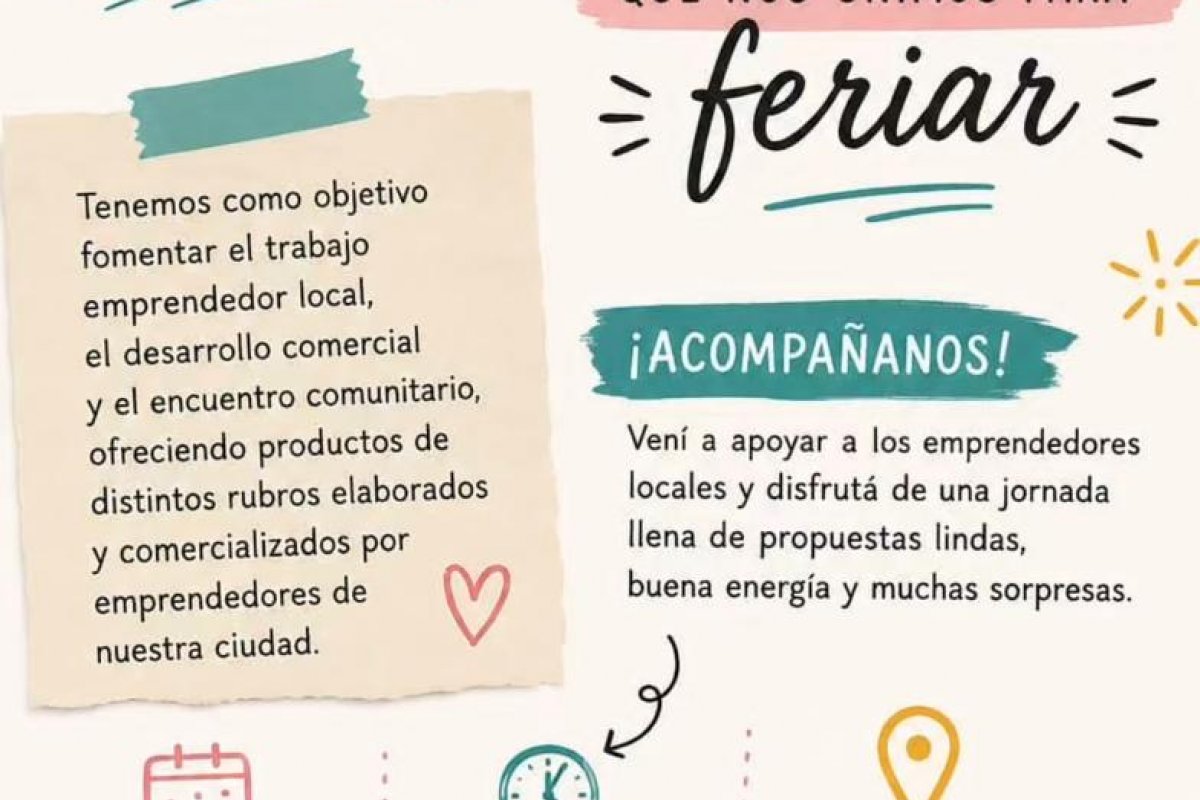 Imagen de Feriando Ando invita a una jornada con emprendedores locales