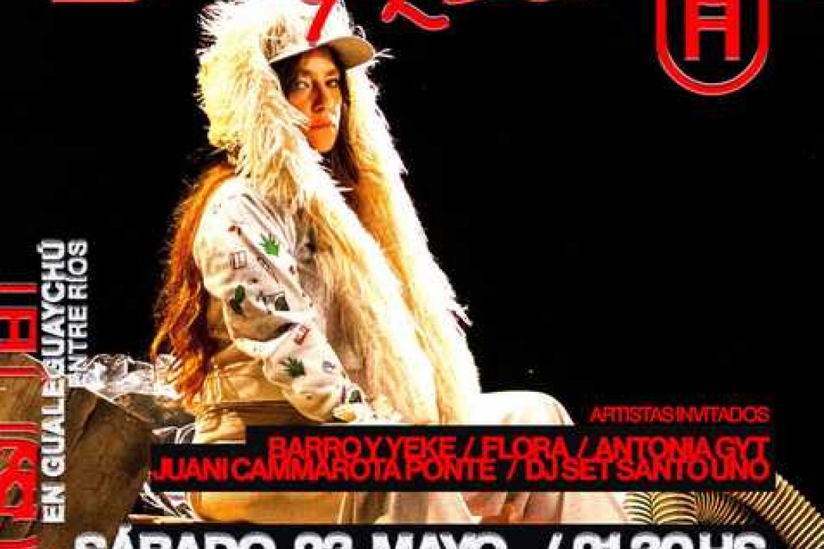 Imagen de Sara Hebe en Gualeguaychú