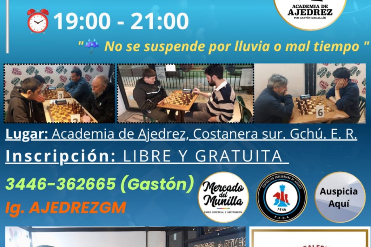 Imagen de Torneo de Ajedrez Blitz Gran Prix Chipote 2026