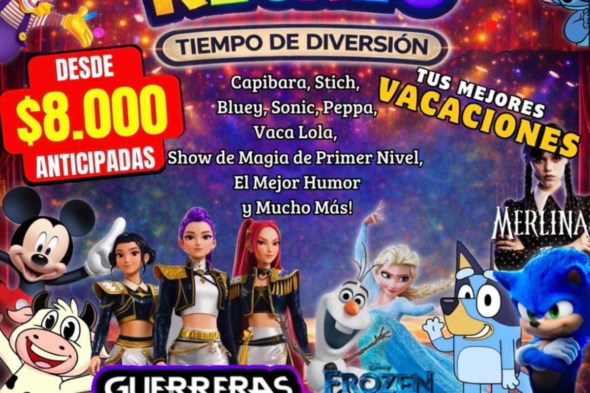Imagen de Merlina, Frozen y K-Pop llegan al Teatro del Puerto