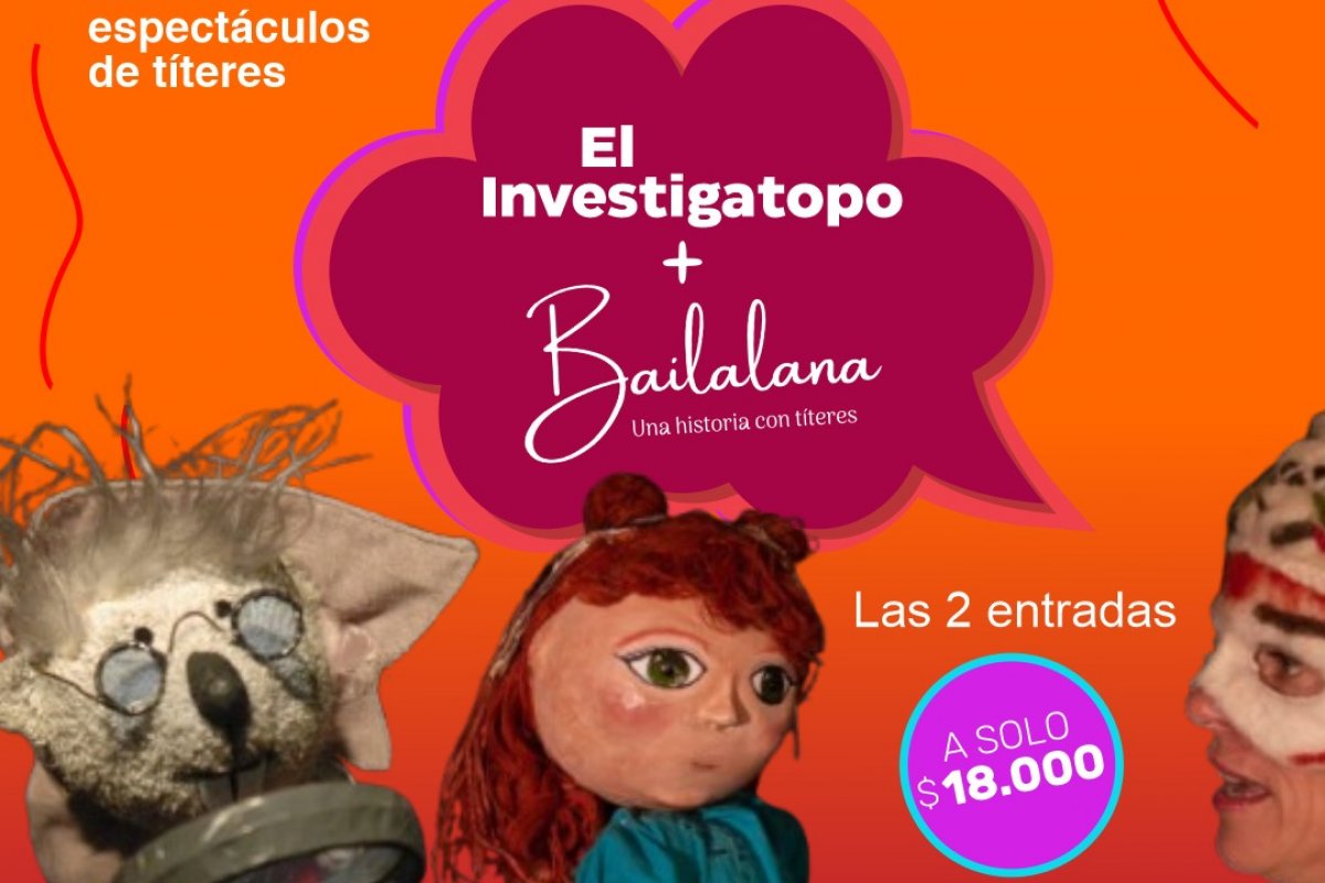 Imagen de Dos espectáculos de títeres en el Magnasco