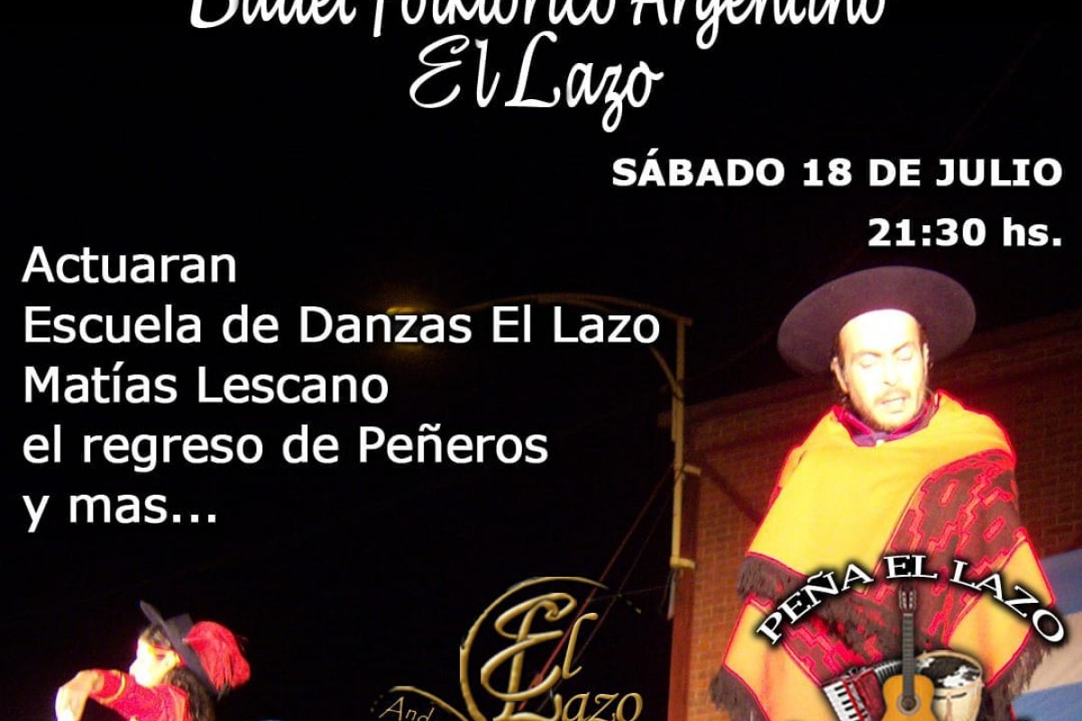 Imagen de El Ballet Folklórico Argentino El Lazo presenta la peña “Andando los 50”