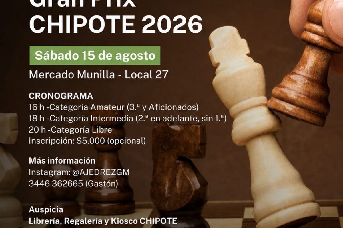 Imagen de Gran Prix Chipote 2026 de ajedrez blitz