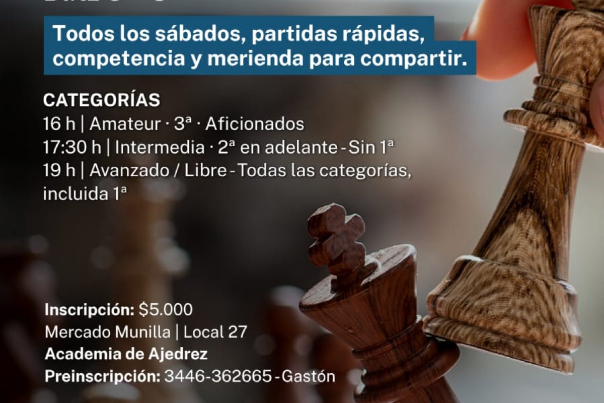 Imagen de Torneos Relámpago de Ajedrez