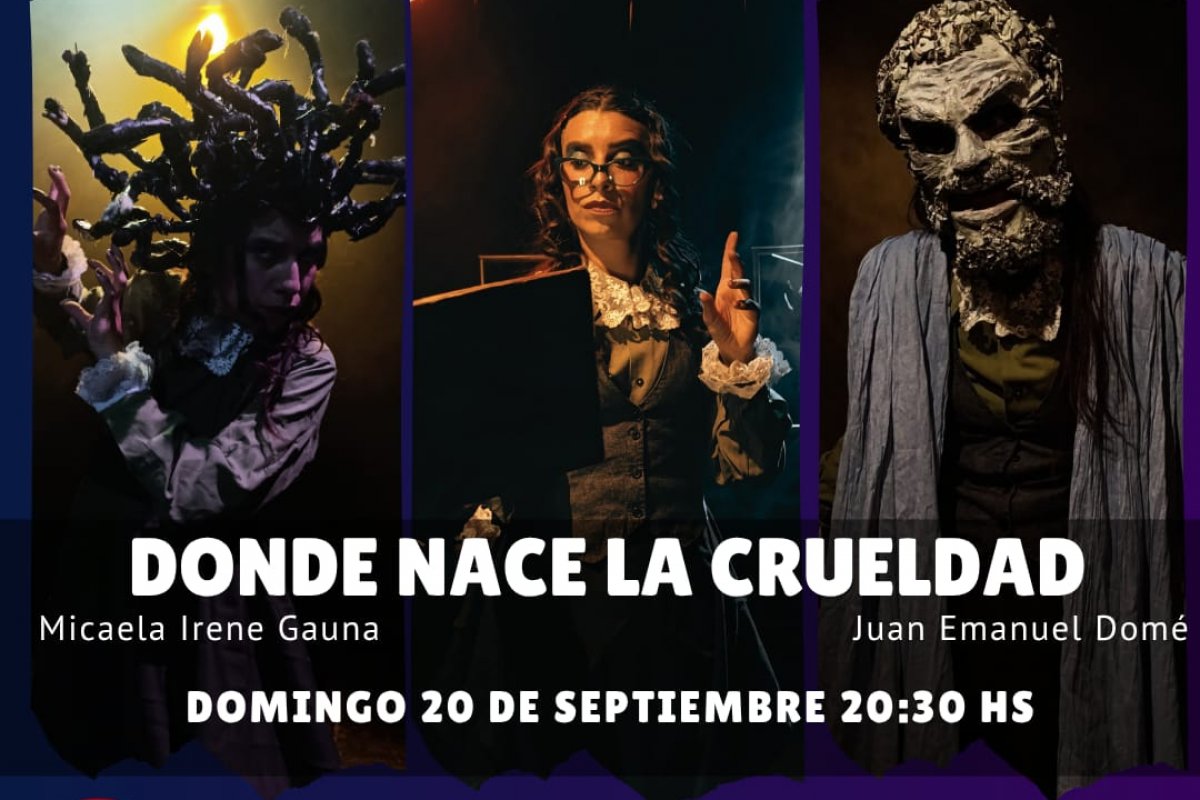 Imagen de Micaela Irene Gauna presenta un unipersonal en Sinergia Teatral